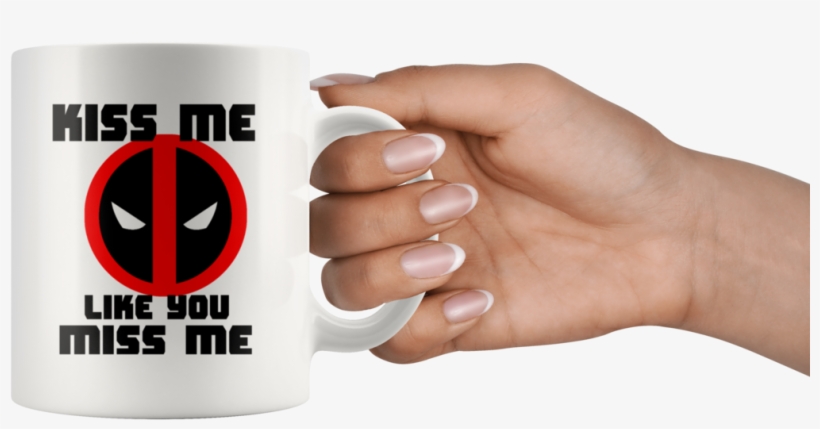Deadpool Ryan Reynolds Movie Coffee Mug Kiss Me Mug - Mug, transparent png