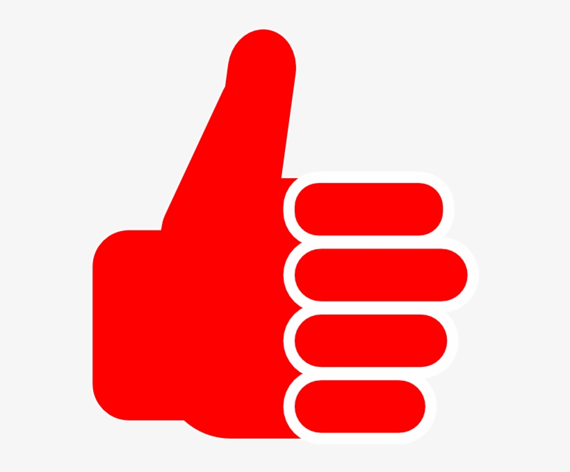 Original Png Clip Art File Red Thumbsup Svg Images, transparent png