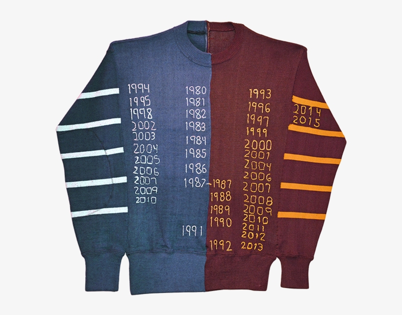 Sports Rivalry Split Sweater - News, transparent png