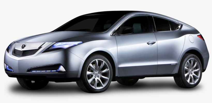 Silver Acura Mdx Prototype Car Png Image - Acura Car Png, transparent png