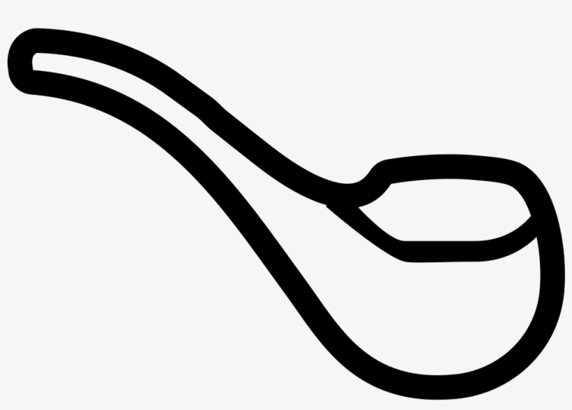 Smoking Pipe Outline - Tobacco Pipe, transparent png