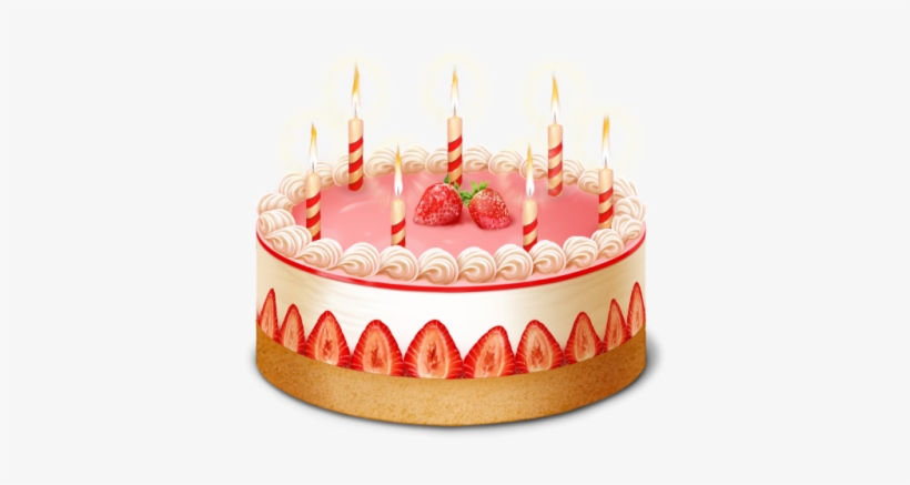 Birthdaycake, Cake, Candles, Celebration, Party, Three - Strawberry Birthday Cake Clip Art, transparent png