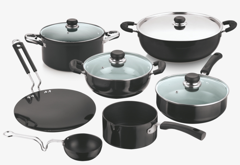 Vinod Unveils Its Stylish Black Pearl Range That Will - Vinod Non Stick Cookware, transparent png
