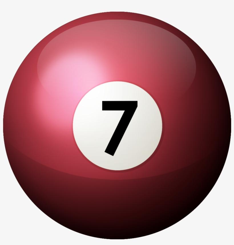 7 Ball Photo 7 Ball Real Billiard Ball 900x900 PNG Download PNGkit