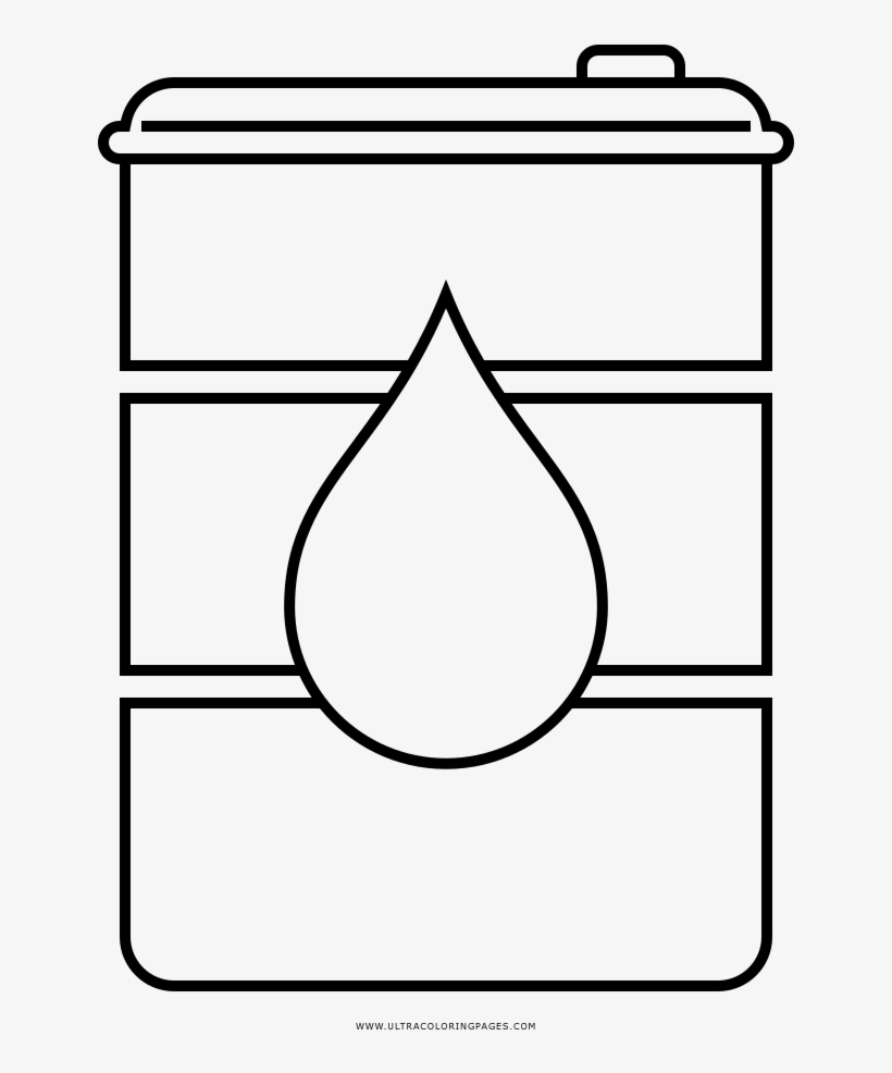 Oil Barrel Coloring Page - Fallout, transparent png