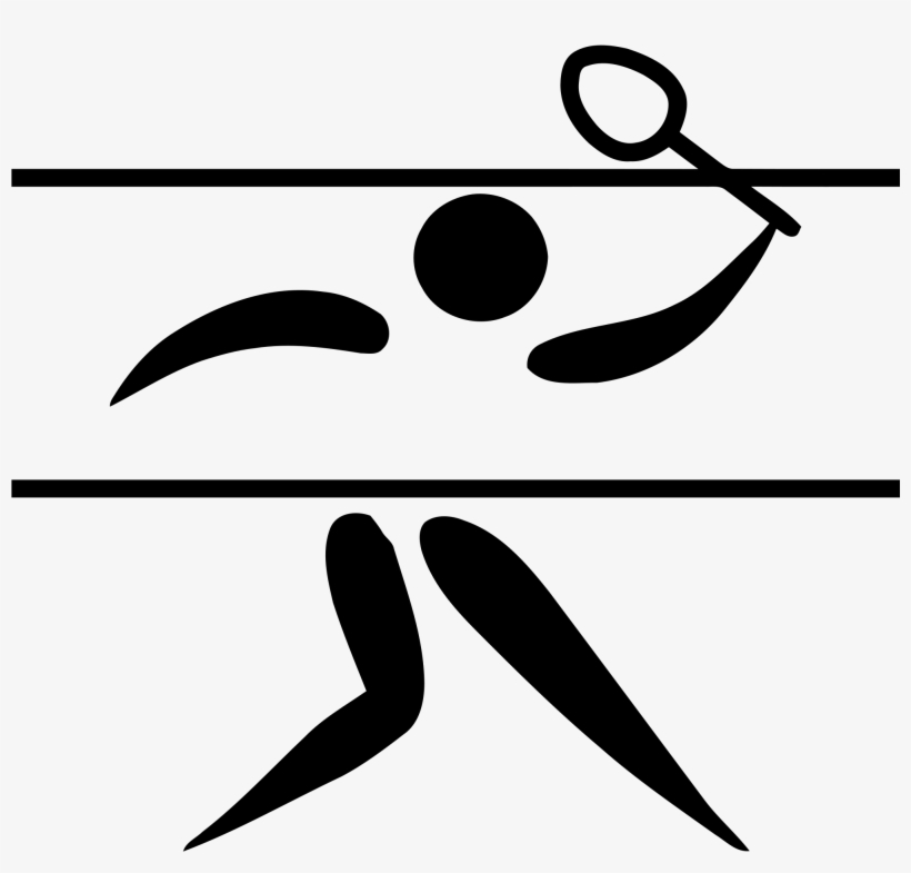 Badminton Pictogram - Svg - Badminton Olympic Pictogram, transparent png