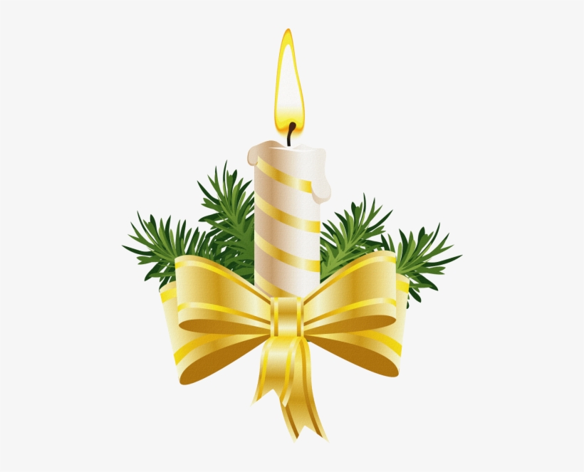 Free Png Christmas Candle's Png Images Transparent - Candle Png, transparent png