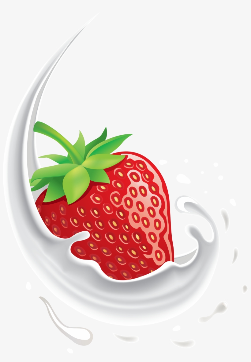 Milk Clipart Flavored Milk - Strawberry, transparent png