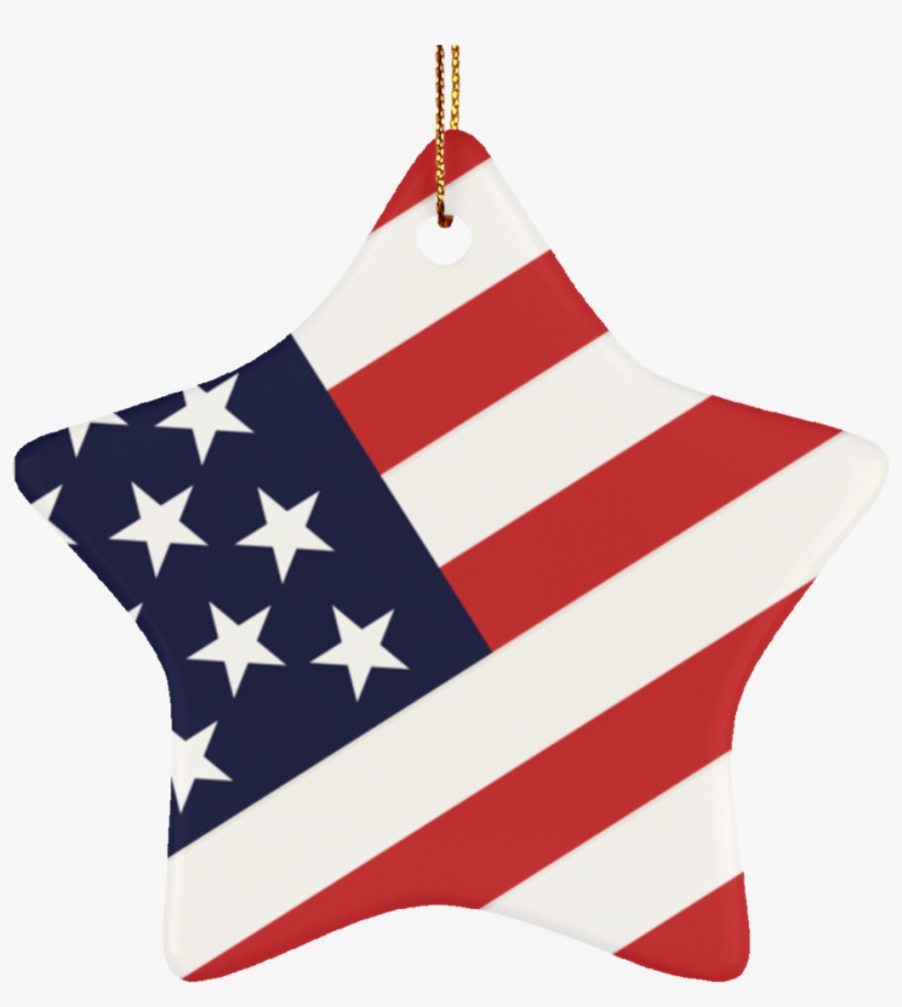 Stars And Stripes Patriotic Americana Ceramic Star - Pakistan Cousin Marriage Meme, transparent png