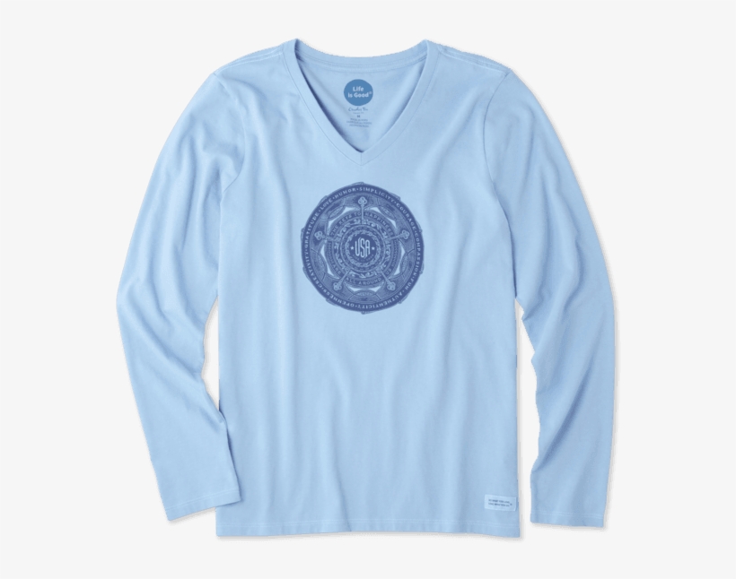 Women's Keys To Happiness Usa Long Sleeve Crusher - Life Is Good Women's Keys To Happiness Usa Long Sleeve, transparent png