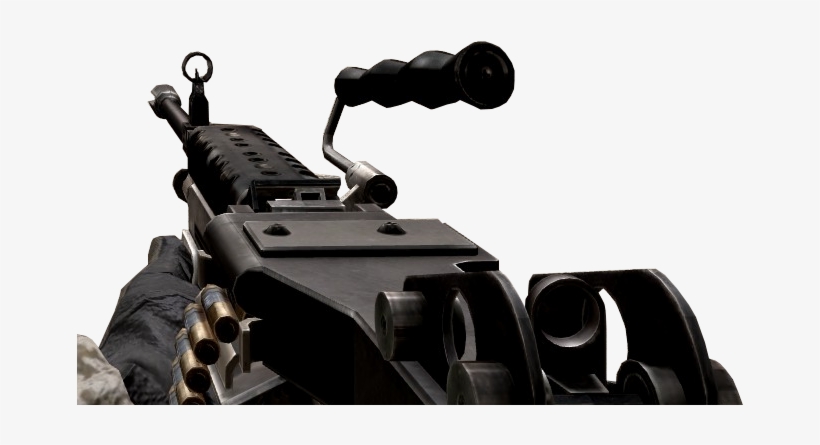 Call Of Duty Gun - M249 Call Of Duty, transparent png