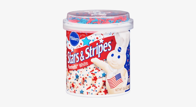 Pillsbury™ Funfetti® Stars & Stripes® Vanilla Flavored - Pillsbury Funfetti Cake Mix, With Candy Bits, Stars, transparent png