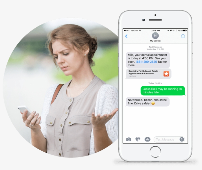 Texting, Dental Office, Text Communication Dental, Person Texting