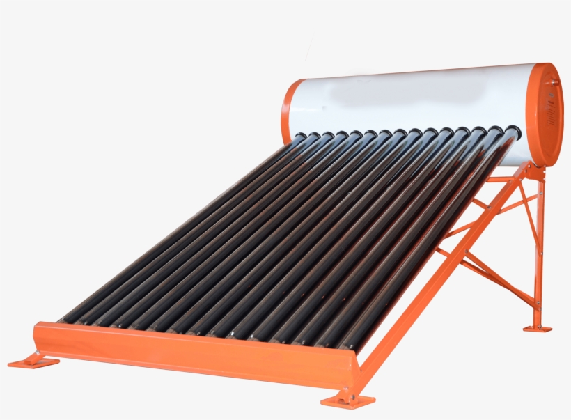 Solar Water Heater Png Image - Etc Solar Water Heater, transparent png