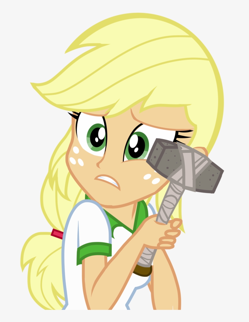 Floralisole, Blonde, Clothes, Equestria Girls, Female, - Mlp Eg Applejack Scared Png, transparent png