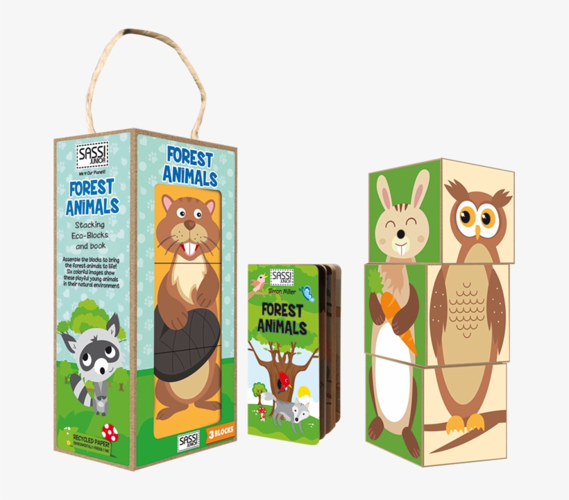 Baby Animals Of The Farm - Gli Animali Del Bosco. Torretta Eco-cubotti, transparent png
