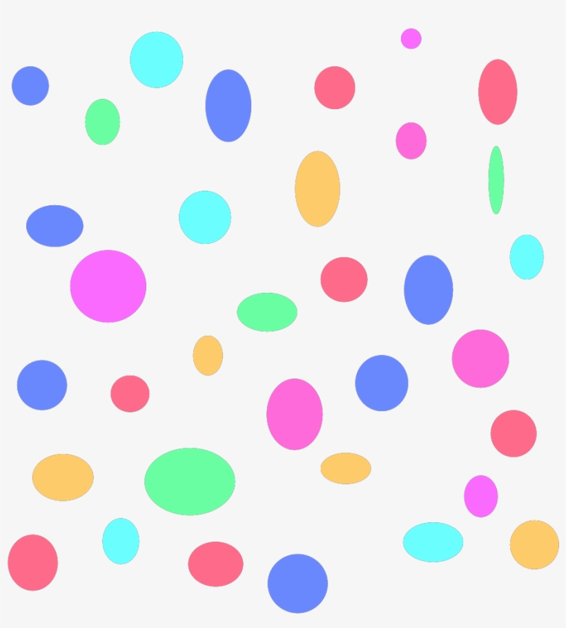 Dots Polkadot Hairstencil Pastel Colorful - Pastel, transparent png