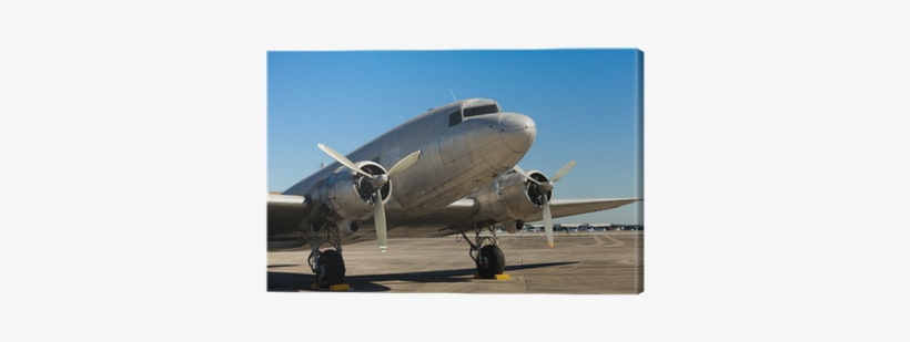 Old Propeller Passenger Aircraft, transparent png