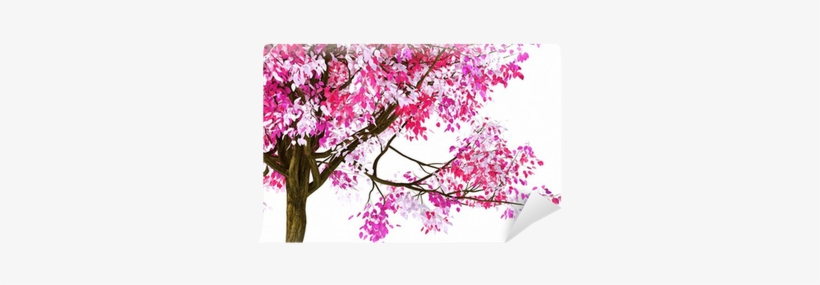 3d Render Image Of Pink Spring Tree Wall Mural • Pixers® - Stock Photography, transparent png