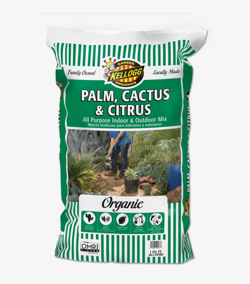 Kellogg Garden Organics Palm, Cactus & Citrus - Kellogg Supply Inc Palm & Cactus Mix, Organic,, transparent png