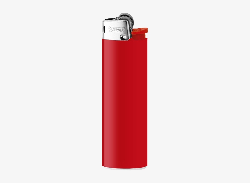 Werbefeuerzeuge Bic Slim In Rot - Lighter, transparent png