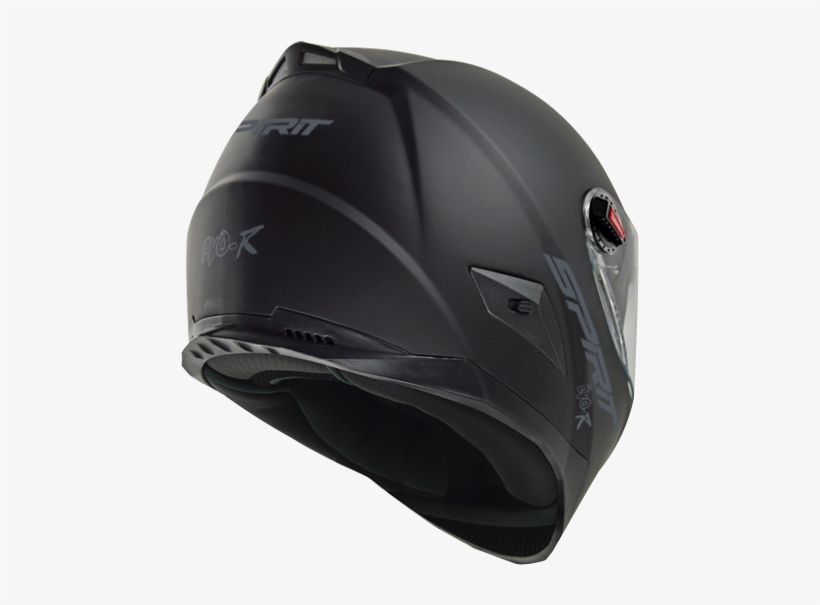 Evo R Full Face Helmet Back - Motorcycle Helmet, transparent png