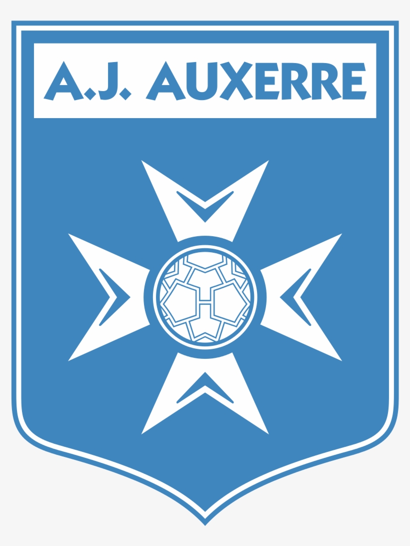 Aj Auxerre Logo Transparent Png Sticker - Logo Aj Auxerre, transparent png