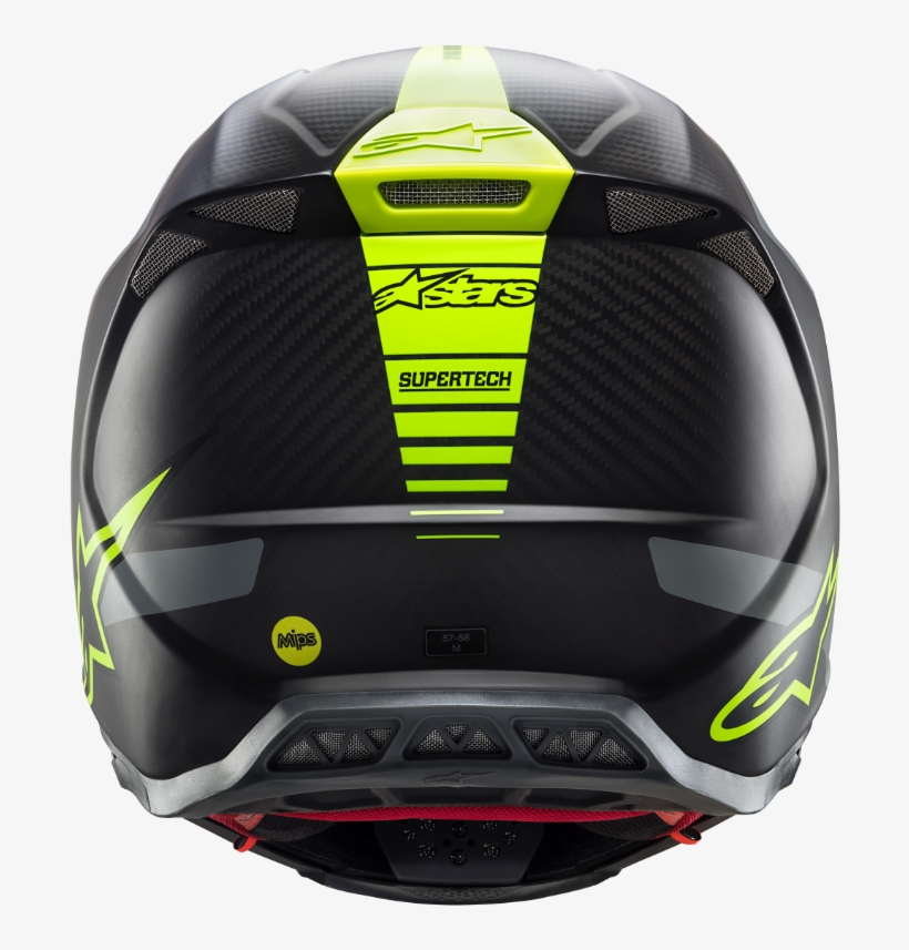 Rear Helmet Supertech S M10 - Alpinestars, transparent png