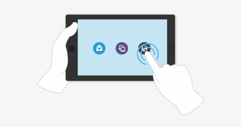 Technology Clipart Touchscreen Hand Png - Electronics, transparent png