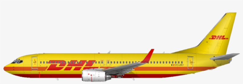 Dhl 737 800 Oo Lbp - Dhl Express, transparent png