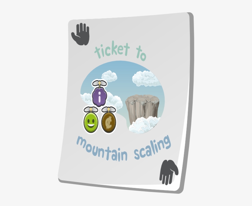 Paradise Ticket Mountain Scaling Clipart Png For Web - Portable Network Graphics, transparent png