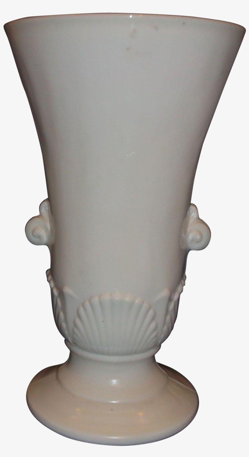 Anchor Hocking Vitrock Seashell Art Nouveau Urn Vase - Vase, transparent png