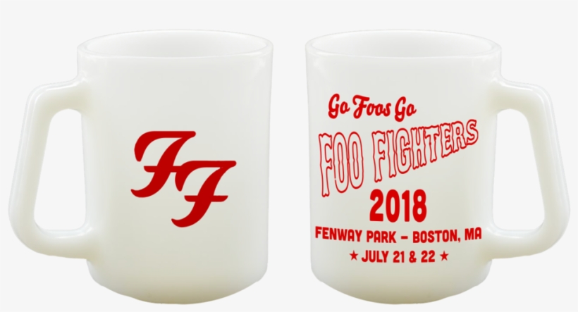 Milk Glass Mug - Foo Fighters, transparent png