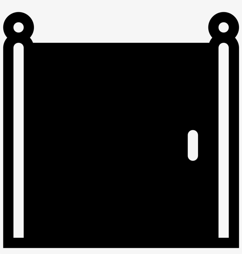 Front Door Filled Icon - Icon, transparent png