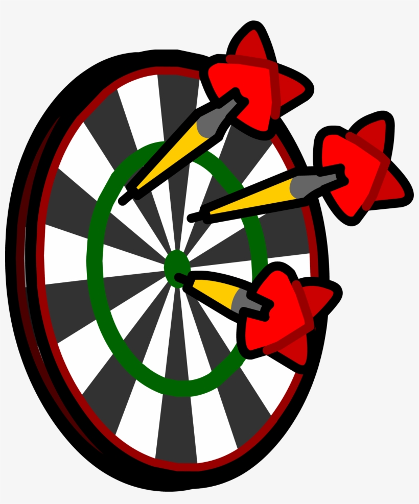 Dart Board Sprite 002 - Dart Board Png, transparent png