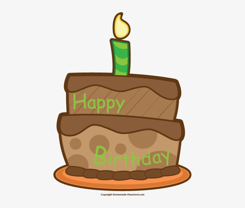Chocolate Cake Clipart Happy Birthday - Birthday Cake, transparent png