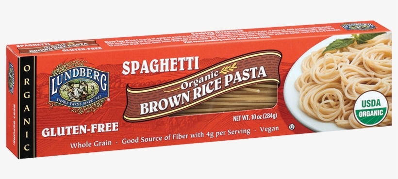 Lundberg Family Farms Organic Brown Rice Spaghetti - Lundberg Gluten Free Brown Rice Penne, 12 Oz (pack, transparent png