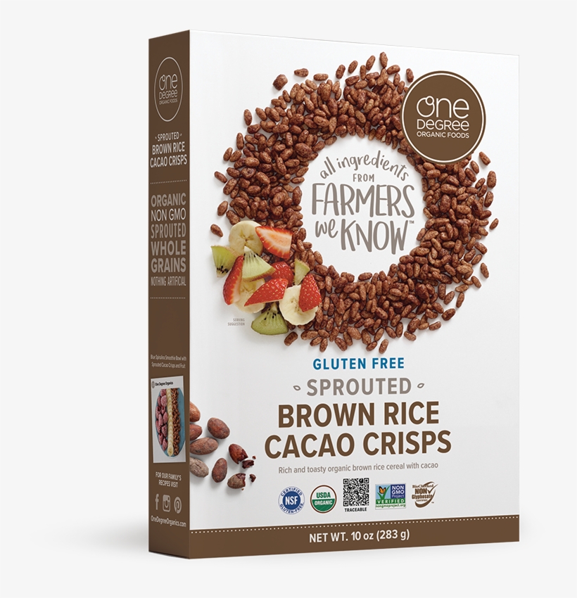 Sprouted Brown Rice Cereal, transparent png