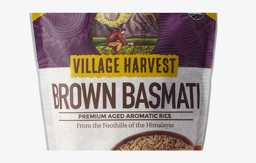 Organic Brown Basmati Rice - Village Harvest 16 Oz. Organic Quinoa, White, transparent png