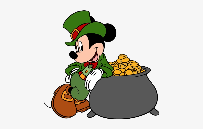 Clipart Transparent Download American Clipart Holiday - Mickey Mouse St Patricks, transparent png
