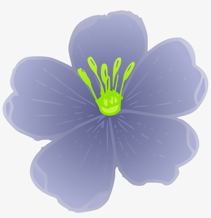 This Free Icons Png Design Of Western Blue Flax, transparent png