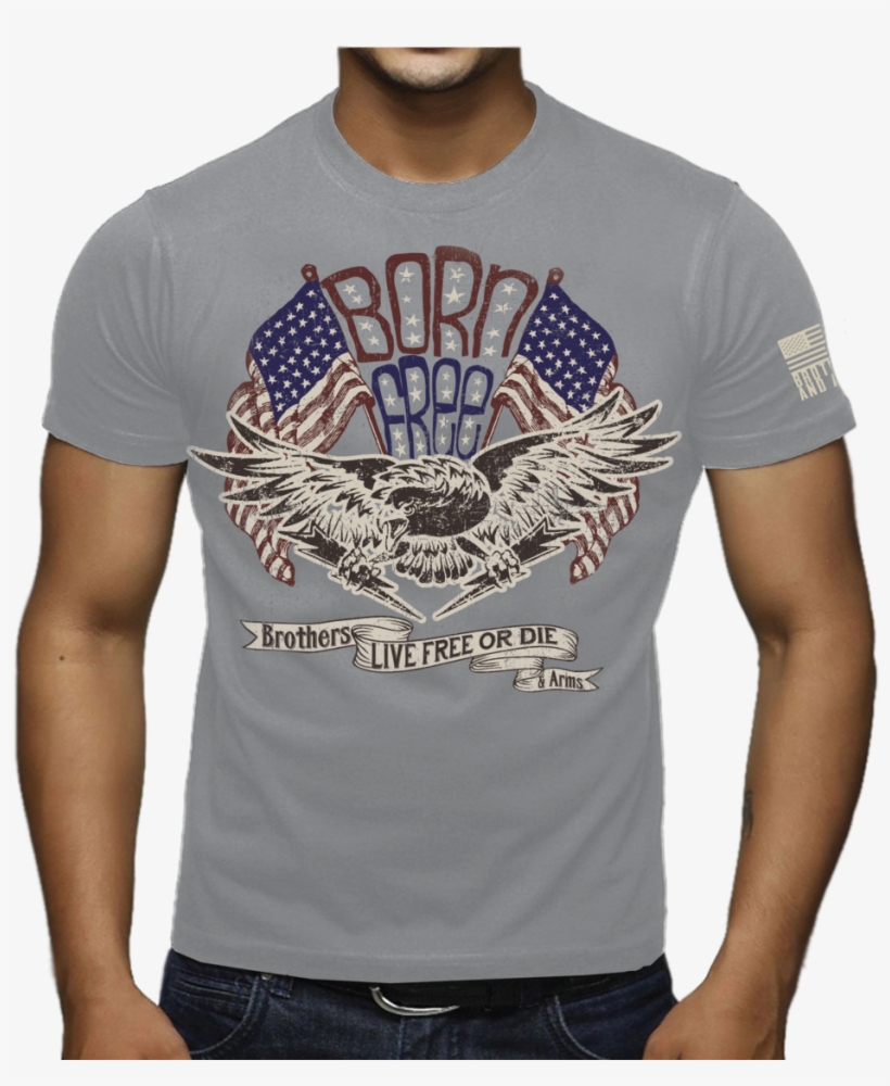 2017 Born Free Mens Tee Ag Web, transparent png