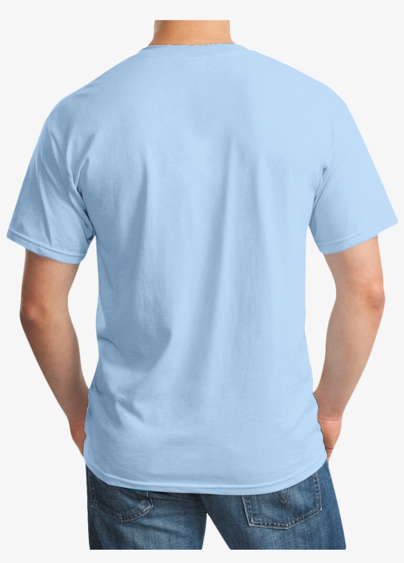 Gildan 5000 Light Pink Back, transparent png