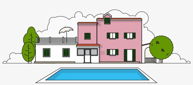 Holiday House Clipart - Holiday Home Clipart, transparent png