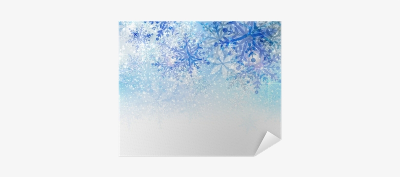 Christmas Background With Abstract Blue Snowflakes - Christmas Day, transparent png