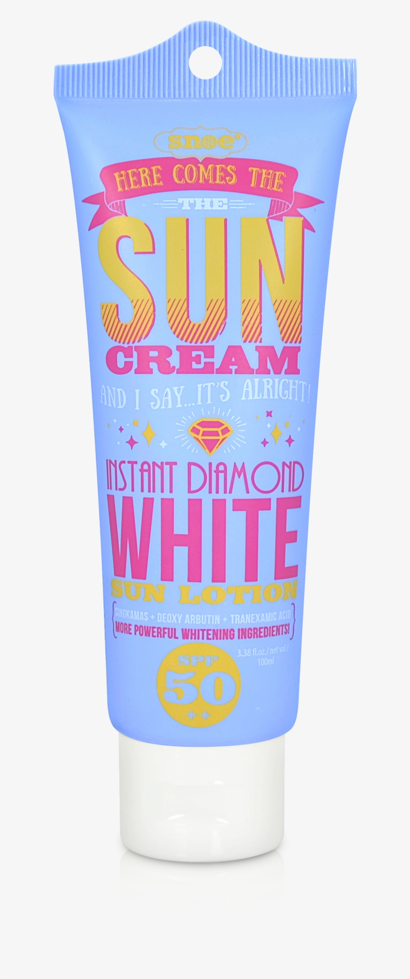 Here Comes The Sun Cream Instant Diamond White Sun - Sunscreen, transparent png