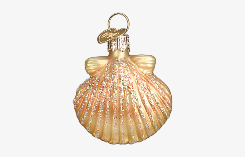 Old World Christmas Ornaments - Mini Seashell Glass Ornaments, 6 Pc Set,, transparent png
