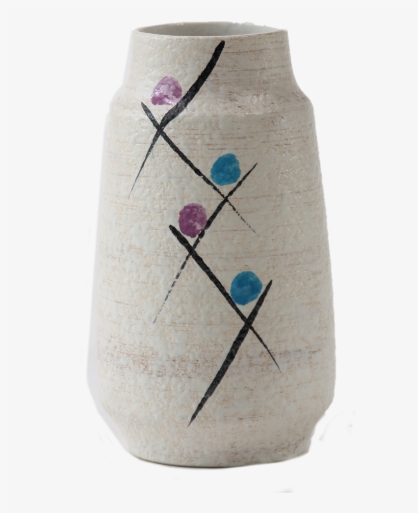 Flower Vase 2 50s 60s View1 - Vase, transparent png