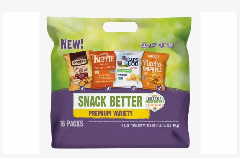 Snyder's Lance Multi Brand Snack Packs - Plum Organics Stage 2 Purees - Blueberry Pear, transparent png