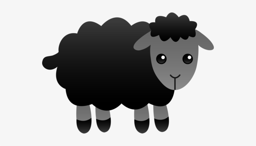 Sheep Clipart The Middle - Baa Baa Black Sheep, transparent png